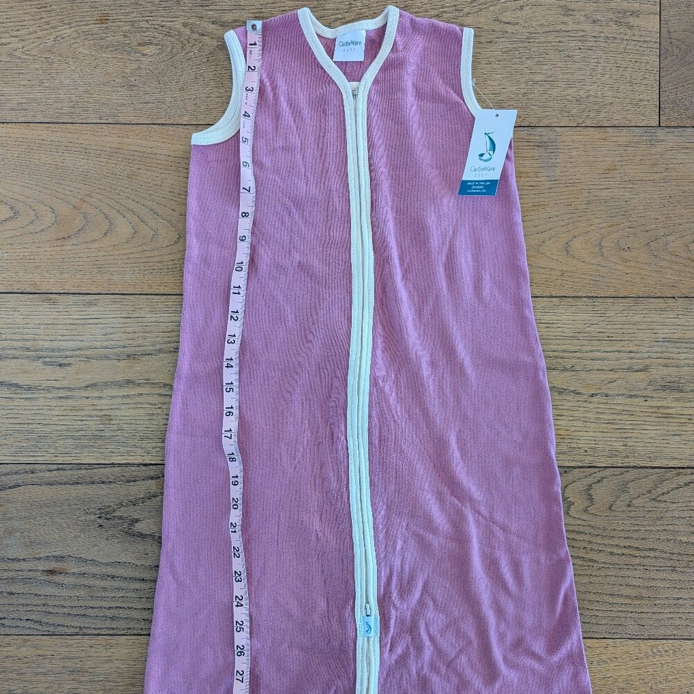 Castleware Baby Organic cotton Rib Knit sleepsack NWT